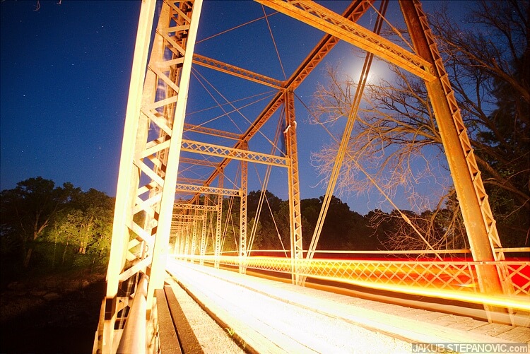 Haunted bird bridge near Emporia, Kansas