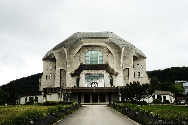 This massive building from 1920s is Goetheanum in Dornach, probably my all time favorite concrete building.
