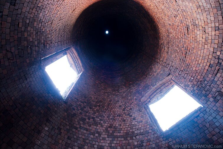…respective inside of the smoke stack.