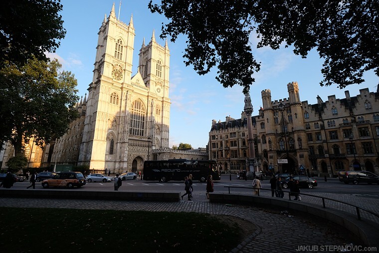 Not far away is Westminster Abbey, impressive Gothic church built 770 years ago.