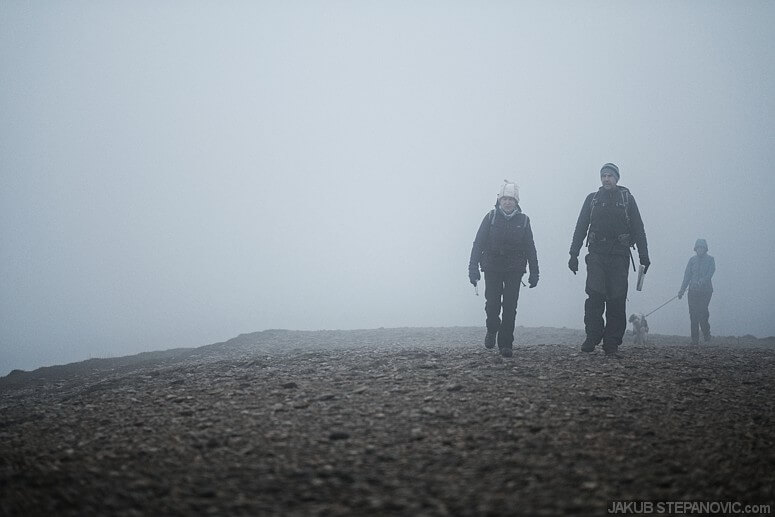 Helvellyn is one of the favorite places in the park; therefore, we weren’t alone on the top.