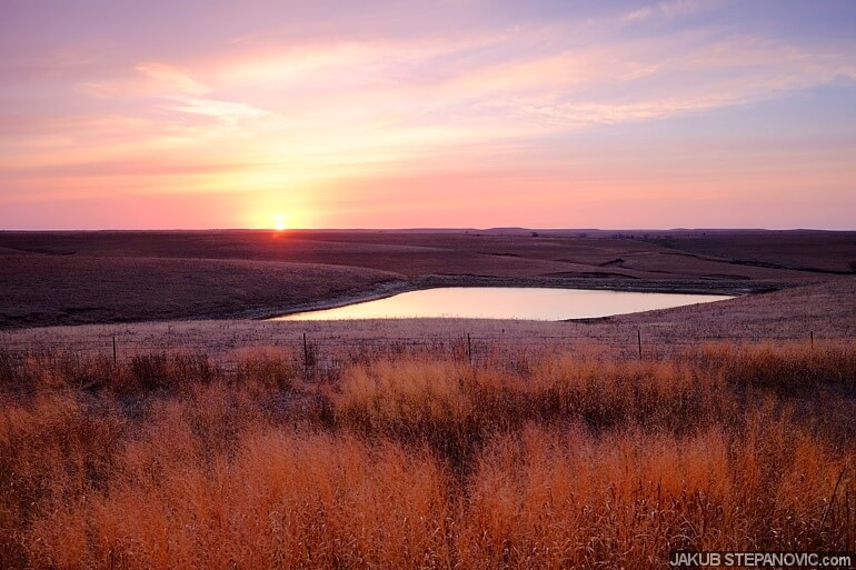 The sunsets in this part of the country are just epic.