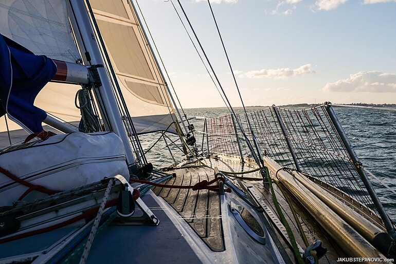 Sailing in Brittany