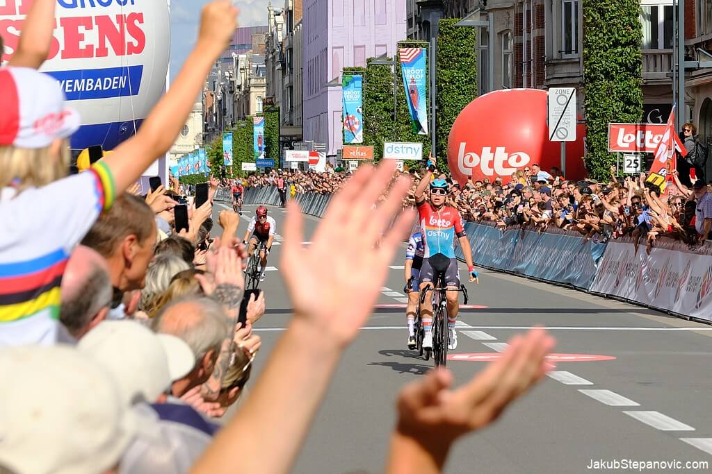 Jef Scherens wins the 57thTour of Leuven on 15th August 2023.